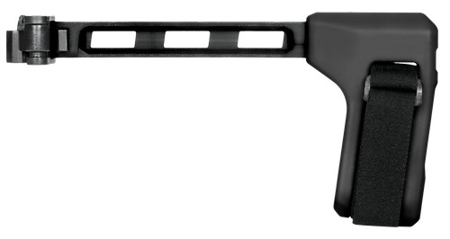 SB Tactical FS1913-01-SB FS1913-01-SB  Side Folding Black Synthetic with 9.60" OAL & Nylon Strap for AR-Platform with 1913 Picatinny Rail (Tube Not Included)