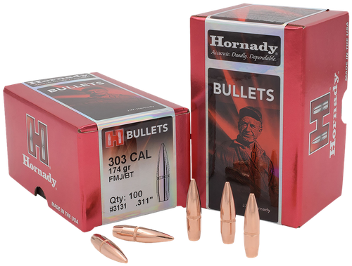 Hornady 3131   303Cal 174gr Full Metal Jacket 100 Per Box/15 Case