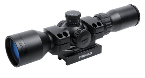 Truglo TG8539TL Tru-Brite 30 3-9x 42mm Obj 28.8-12.1 ft @ 100 yds FOV 1" Tube Black Matte Finish Illuminated Duplex Mil-Dot