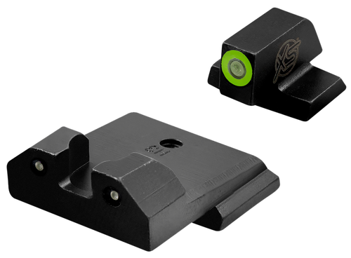 XS Sights SWR033S6G R3D Night Sights- Smith & Wesson  Black | Green Tritium Green  Outline Front Sight Green Tritium  Rear Sight