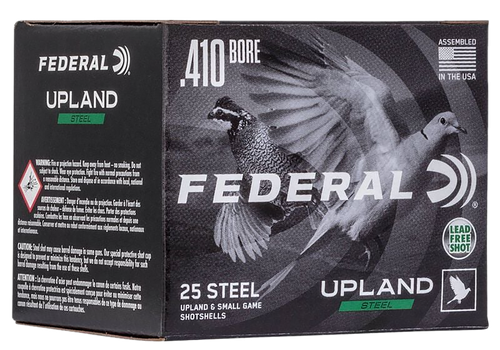Federal USH4106 Upland Field & Range 410Gauge 3" 3/8oz 6Shot 25 Per Box/10 Case