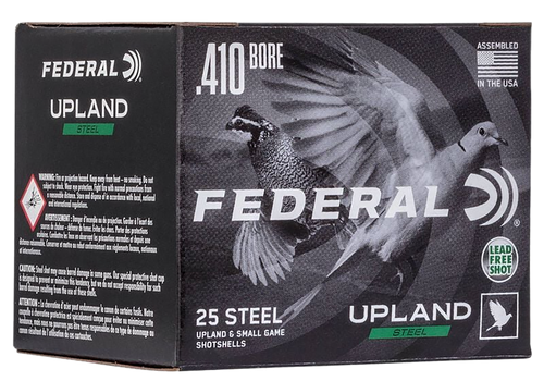 Federal USH4106 Upland Field & Range 410Gauge 3" 3/8oz 6Shot 25 Per Box/10 Case