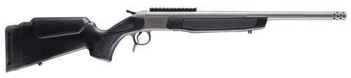 CVA CR4445S Scout Takedown 444 Marlin 1rd 22" Stainless Fluted Threaded Barrel, Stainless Steel Receiver w/Picatinny Rail, Adj Comb & LOP Black Synthetic Stock