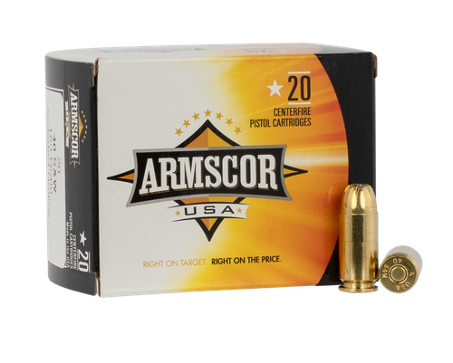Armscor AC403N USA  40S&W 180gr Jacketed Hollow Point 20 Per Box/25 Case