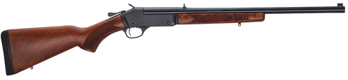 Henry H0154570 Single Shot  45-70 Gov Caliber with 1rd Capacity, 22" Barrel, Overall Blued Metal Finish & American Walnut Stock, Right Hand (Full Size)
