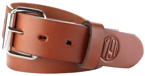 1791 Gunleather BLT013438CBRA 01  Gun Belt Classic Brown Leather 34/38 1.50" Wide Buckle Closure