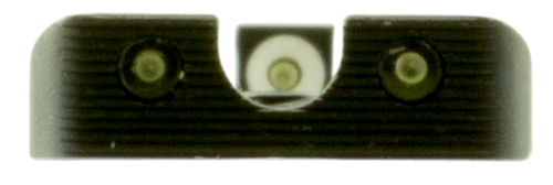 TruGlo TG231MP1W Tritium Pro  Black | Green Tritium White Outline Front Sight Green Tritium Rear Sight