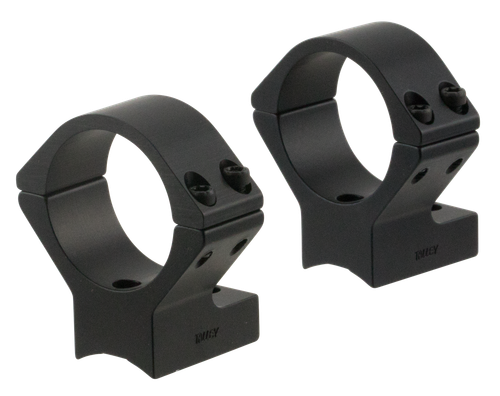 Talley 930735 Scope Mount/Ring Combo  Black Anodized Aluminum 1" Tube X-Bolt Low Rings Short/Long Action 0 MOA