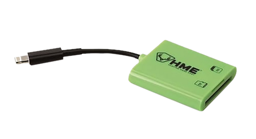 HME HMESDCRIOS Memory Card Reader iOS Fits iPhone/iPad Up To 256GB Black/Green