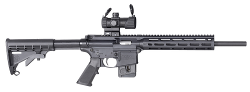 Smith & Wesson 12724 M&P15-22 Sport OR *CT, MA, MD, NJ Compliant 22 LR 16.50" 10+1 Black Fixed Black Synthetic Stock Black Polymer Grip Right Hand S&W M&P Red/Green Dot