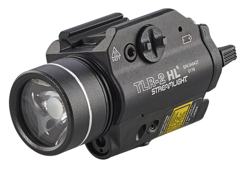 Streamlight 69261 TLR-2 HL Gun Light  Black Anodized 1,000 Lumens White LED Red Laser