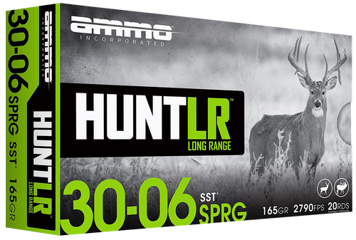 Ammo Inc 3006165SSTA20 Hunt Long Range 30-06Springfield 165gr Super Shock Tip 20 Per Box/10 Case