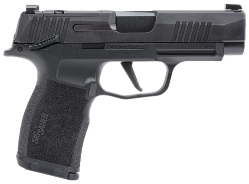 Sig Sauer 365XL9BXR3PMS10 P365XL *MA Compliant 9mm Luger 10+1 3.70" Black Barrel, Black Nitron Optic Ready/Serrated SS Slide, Black SS Frame w/Beavertail &  Black Polymer Grips
