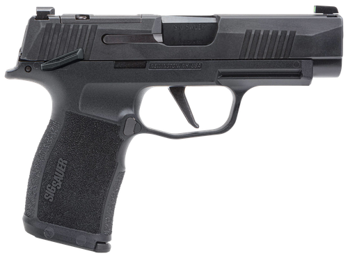 Sig Sauer 365XL9BXR3PMS10 P365XL *MA Compliant 9mm Luger 10+1 3.70" Black Barrel, Black Nitron Optic Ready/Serrated SS Slide, Black SS Frame w/Beavertail &  Black Polymer Grips