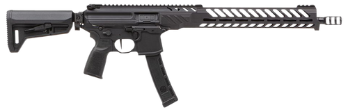 Sig Sauer RMPX16B935 MPX PCC 9mm Luger 35+1 16", Black, Slim M-Lok Handgaurd, Folding Magpul SL-K Stock, Three Chamber Comp, Timney Trigger, Ambi Controls