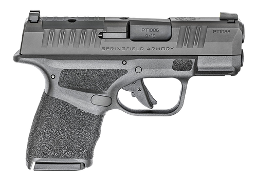 Springfield Armory HC9319BOSP Hellcat OSP Micro Compact 9mm Luger 13+1 3" Black Melonite Steel Barrel & Optic Ready/Serrated Slide, Black Polymer Frame w/Picatinny Rail, Adaptive Texture Grip