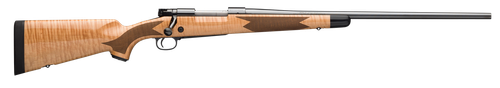 Winchester Repeating Arms 535218226 Model 70 Super Grade 270 Win Caliber with 5+1 Capacity, 24" Barrel, High Polished Blued Metal Finish & Gloss AAA Maple Stock Right Hand (Full Size)