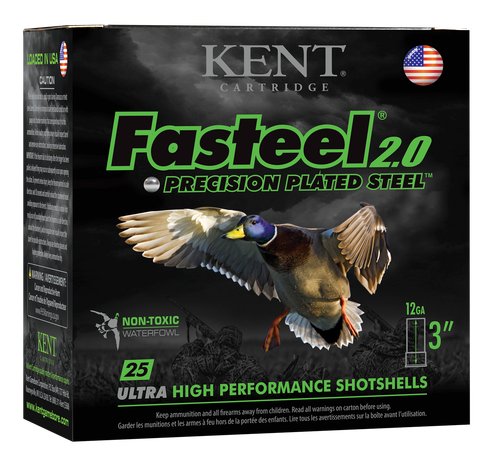 Kent Cartridge K123FS403 Fasteel 2.0  12 Gauge 3" 1 3/8 oz 3 Shot 25 Per Box/ 10 Case