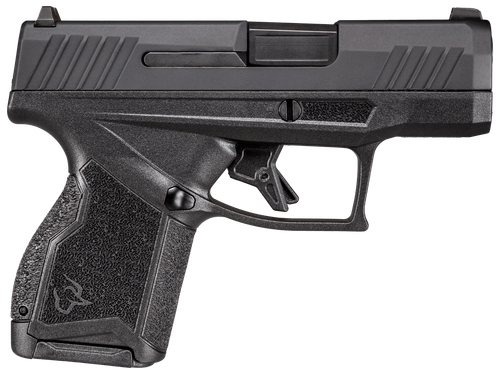 Taurus 1GX4M93110 GX4  Micro-Compact 9mm Luger 10+1 3.06" Satin Black DLC Barrel, Black Nitride Serrated Slide, Matte Stainless Steel Frame, Black Polymer w/Interchangeable Backstrap Grip Right Hand