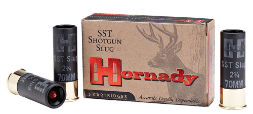 Hornady 86230 Custom Lite  12 Gauge 2.75" FTX Slug Shot 5 Per Box/ 20 Case