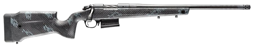 Bergara Rifles B14LM751CF B-14 Crest 300 Win Mag 5+1 22" Sniper Gray Cerakote #5 Contour Threaded Barrel, Sniper Gray Cerakote Steel Receiver, Black & Gray Sponge Fixed Carbon Fiber Stock