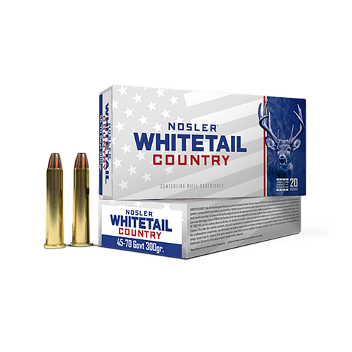 Nosler 40145 Whitetail Country  45-70Gov 300gr 20 Per Box/10 Case