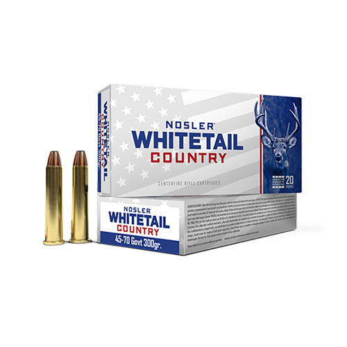 Nosler 40145 Whitetail Country  45-70Gov 300gr 20 Per Box/10 Case