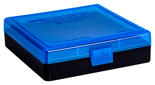 Berry's 69874 Ammo Box  9mm/380ACP Blue/Black Polypropylene 100rd