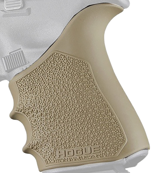 Hogue 17053 Grip Sleeve Handall Beavertail Flat Dark Earth Rubber