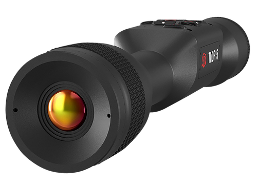 ATN TIWST5319A Thor 5 320 Thermal Rifle Scope, Black Anodized 3-12x Smart Mil Dot Reticle w/Zoom 320x240, 12 Microns 60 fps Resolution