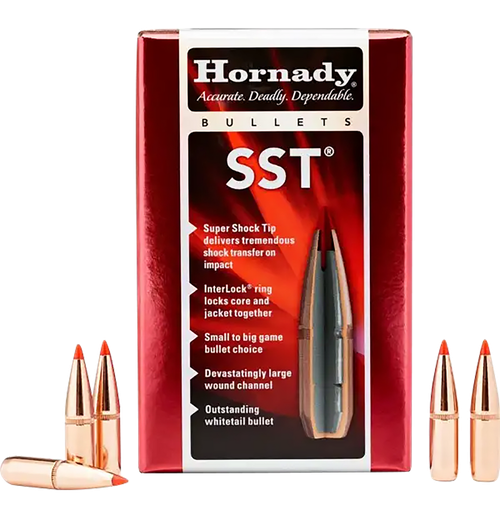 Hornady 26302 SST  6.5mm .264 140 gr Super Shock Tip 100 Per Box/ 15 Case