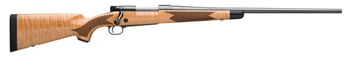 Winchester Repeating Arms 535218289 Model 70 Super Grade 6.5 Creedmoor Caliber with 5+1 Capacity, 22" Barrel, High Polished Blued Metal Finish & Gloss AAA Maple Stock Right Hand (Full Size)