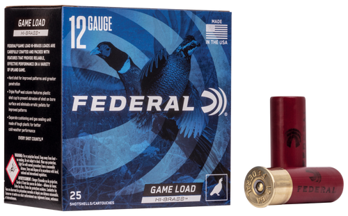 Federal H12675 Game-Shok High Brass 12Gauge 2.75" 1 1/4oz 7.5Shot 25 Per Box/10 Case