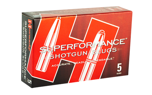 Hornady 86236 Superformance  12 Gauge 2.75" MonoFlex Slug Shot 5 Per Box/ 20 Case