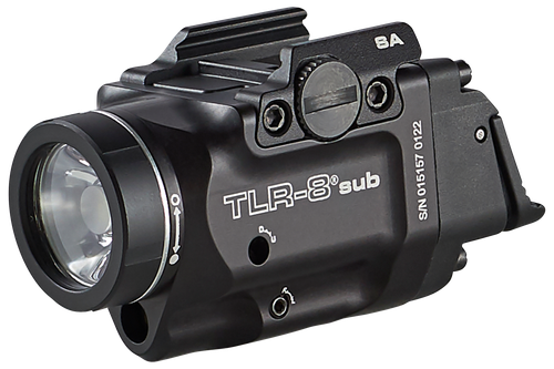 Streamlight 69419 TLR-8 Sub Gun Light with Red Laser  Black Anodized 500 Lumens White LED Springfield Armory Hellcat