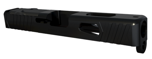 Rival Arms RA10G205A Precision Slide A1 Docter Cut Black QPQ Case Hardened 17-4 Stainless Steel for Glock 19 Gen3