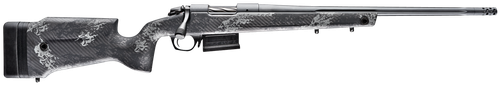 Bergara Rifles B14LM751 B-14 Crest 300 Win Mag 5+1 22" Fluted/Threaded, Sniper Gray Cerakote Barrel/Rec, Monte Carlo Carbon Fiber Stock with Black & Gray Splatter, Omni Muzzle Brake