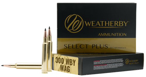 Weatherby B300180TTSX Select Plus  300WthbyMag 180gr Barnes Tipped TSX Lead Free 20 Per Box/10 Case