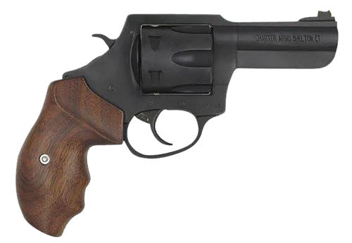 Charter Arms 63270 Professional  32 H&R Mag, 7 Shot 3" Black Nitride Steel Barrel, Cylinder & Frame w/Walnut Finger Grooved Grip