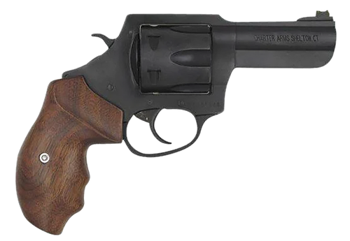 Charter Arms 63270 Professional  32 H&R Mag, 7 Shot 3" Black Nitride Steel Barrel, Cylinder & Frame w/Walnut Finger Grooved Grip