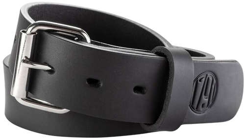 1791 Gunleather BLT013236SBLA 01  Gun Belt Stealth Black Leather 32/36 1.50" Wide Buckle Closure