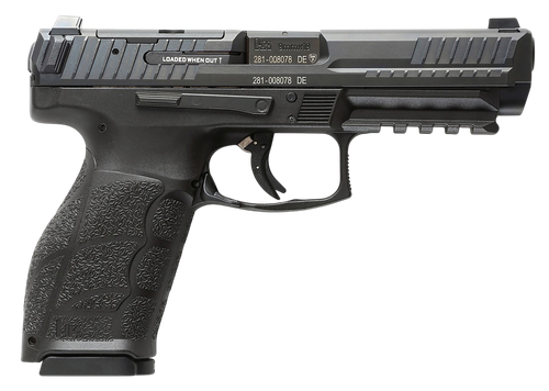HK 81001067 VP9A1 *CA Compliant Full Size 9mm Luger 10+1 4.53" Optic Ready/Serrated Slide, Black Polymer Frame w/Picatinny Rail, Interchangeable Backstrap Grip, Ambidextrous