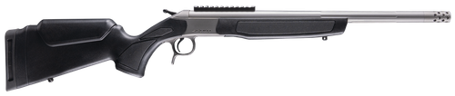 CVA CR4438S Scout Takedown 350 Legend 1rd 22" Stainless Fluted Threaded Barrel, Stainless Steel Receiver w/Picatinny Rail, Adj Comb & LOP Black Synthetic Stock