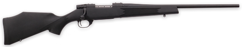 Weatherby VYT243NR0T Vanguard Synthetic Compact 243 Win 4+1 20" Matte Blued #1 Threaded Barrel, Matte Blued Drilled & Tapped Steel Receiver, Black Adjustable Synthetic Stock
