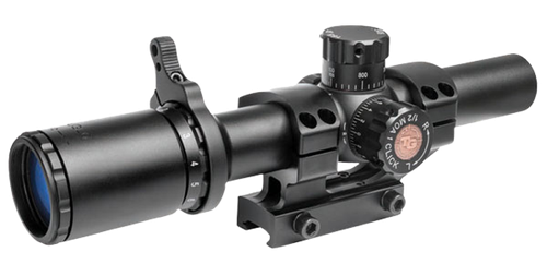 Truglo TG8516TL Tru-Brite 30 1-6x 24mm Objective Wide FOV 30mm Tube Black Matte Finish Illuminated Duplex Mil-Dot