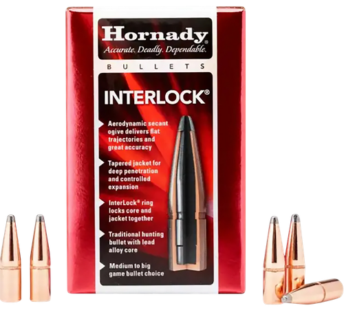 Hornady 3232 InterLock  8mm .323 150 gr Soft Point 100 Per Box/ 15 Case