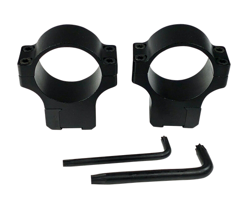 CZ-USA 40087 CZ Rings 457/455  Matte Black 30mm Medium