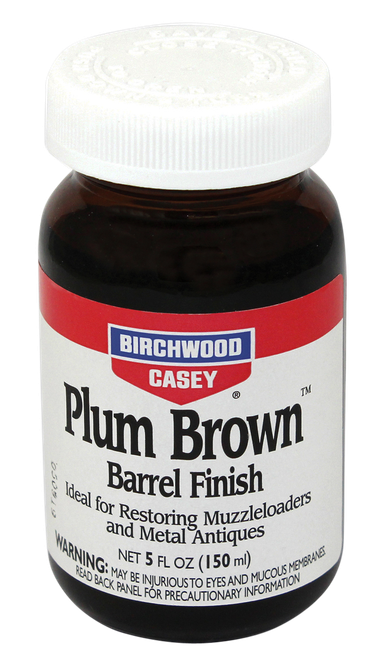 Birchwood Casey 14130 Plum Brown Barrel Finish 5 oz. Bottle