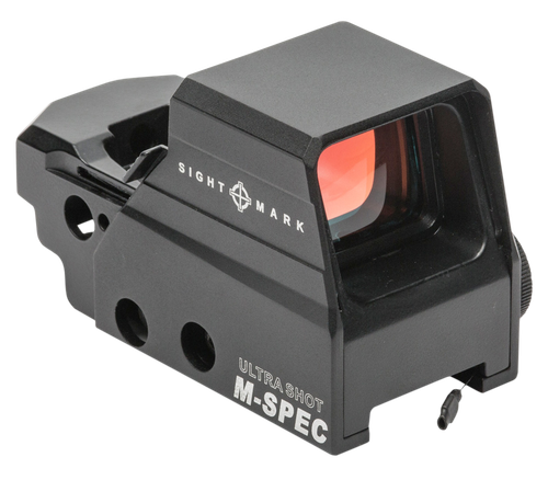 Sightmark SM26035 Ultra Shot M-Spec FMS Reflex Sight Matte Black 1 x 33 mm x 24 mm 2 MOA Red Dot/65 MOA Circle Crosshair