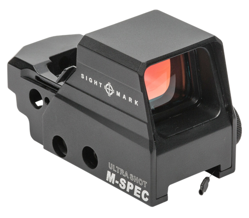 Sightmark SM26035 Ultra Shot M-Spec FMS Reflex Sight Matte Black 1 x 33 mm x 24 mm 2 MOA Red Dot/65 MOA Circle Crosshair